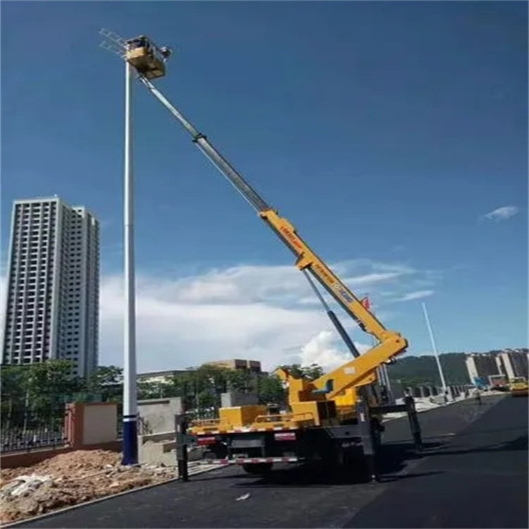 鼎湖维修路灯的曲臂升降车出租